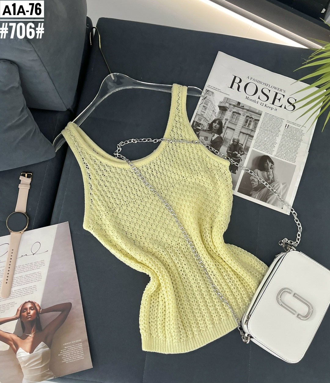 топ вязаный,топ спицами,майка женская,вязаная майка,майка спицами