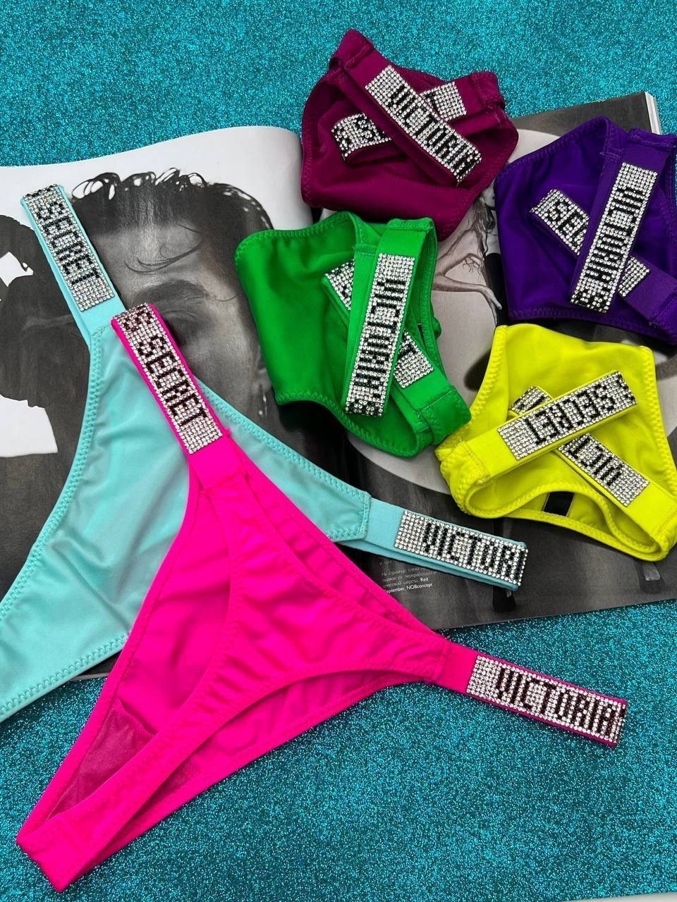 трусы виктория сикрет со стразами,трусы стринги женские виктория сикрет,популярные трусы виктория сикрет,стринги со стразами набор,виктория сикрет трусы танго