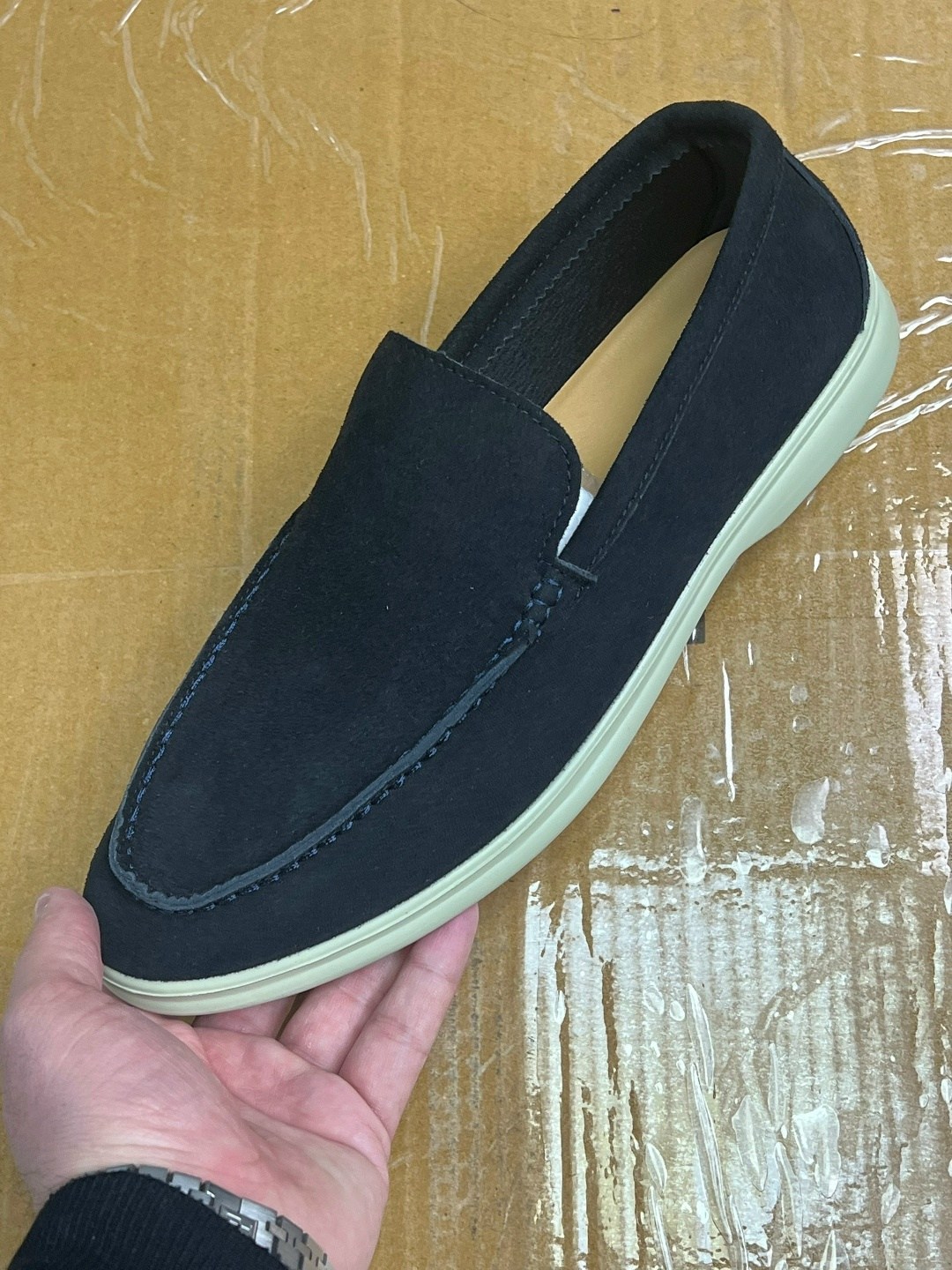 замшевые лоферы summer walk loro piana серый,,мужские замшевые лоферы,loro piana лоферы мужские,лоро пиано лоферы мужские