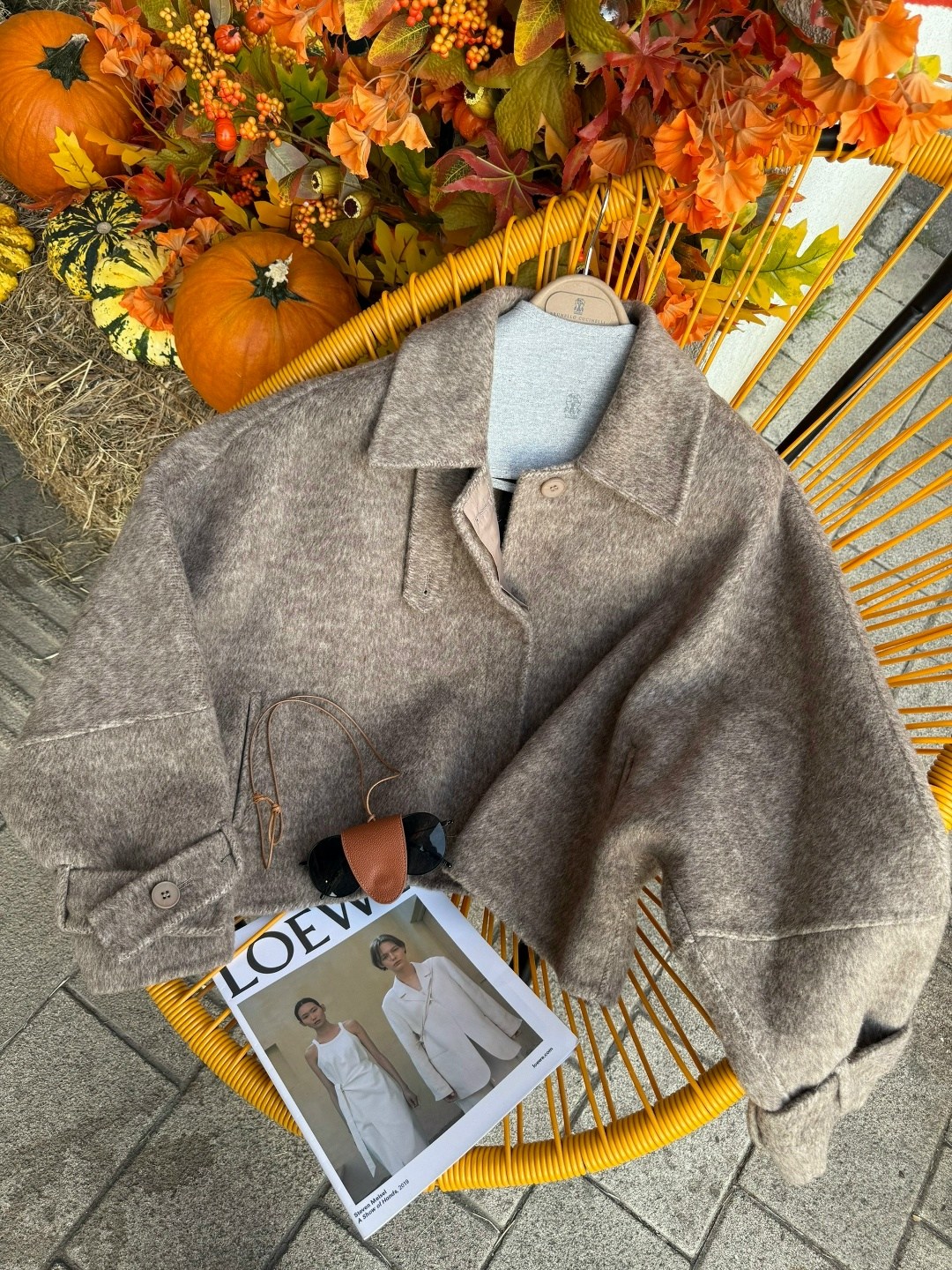 полупальто,куртка пончо из пальтовой ткани,полупальто оверсайз,шерстяное пальто,короткое пальто