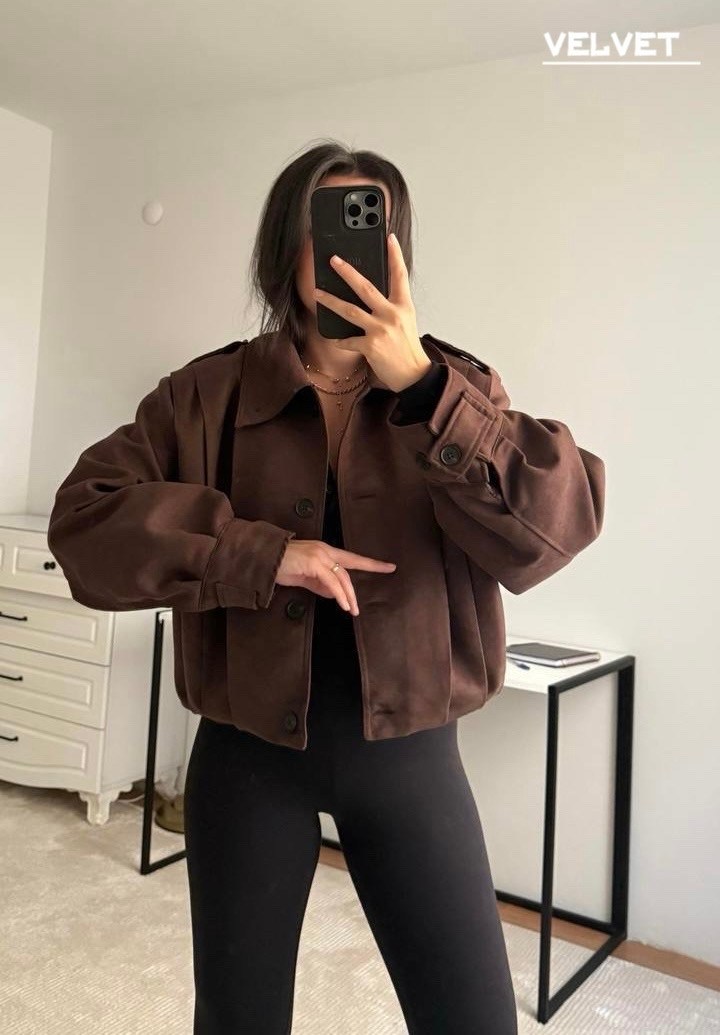 bomber ceket,куртка замшевая бомбер оверсайз,куртка оверсайз,куртка-бомбер,куртка бомбер замшевый willsibi 365449413