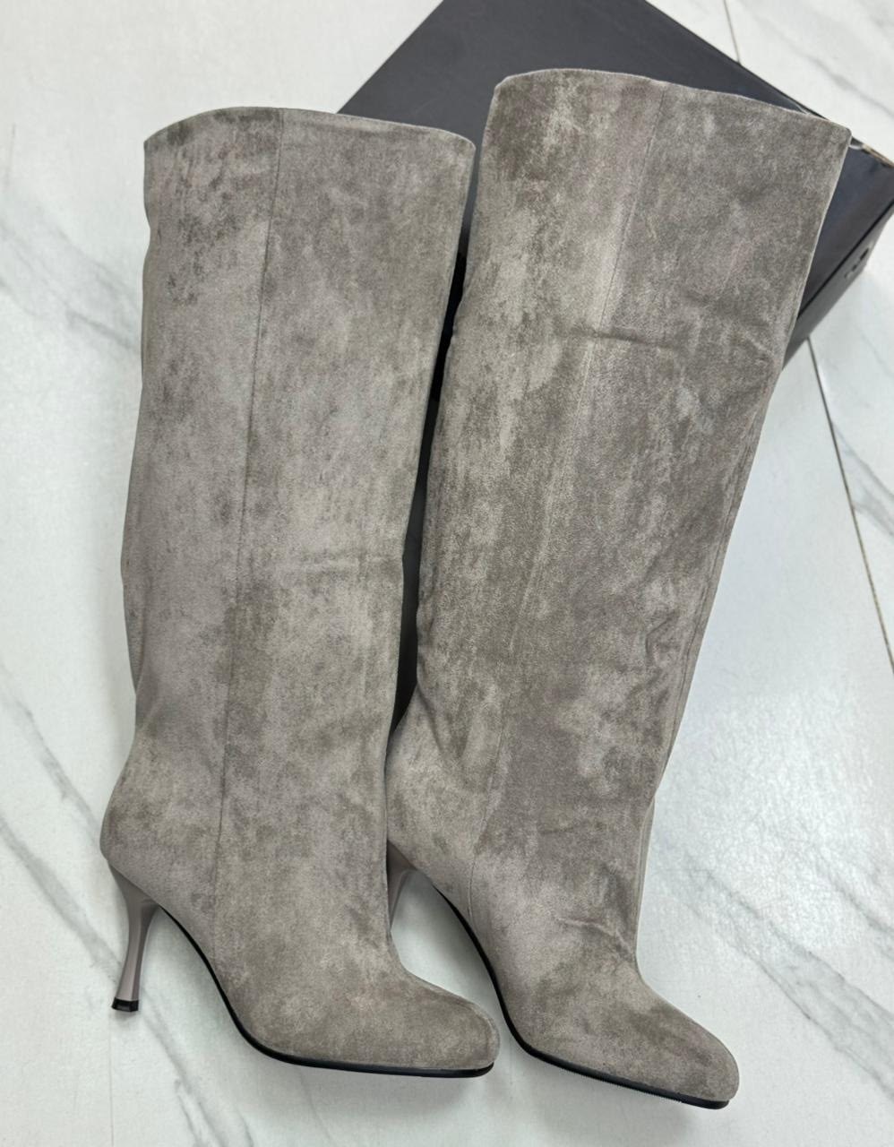 касадей ботфорты замшевые,серые замшевые сапоги,замшевые серые сапоги на вайлдберриз,замшевые сапоги,сапоги женские серые замшевые
