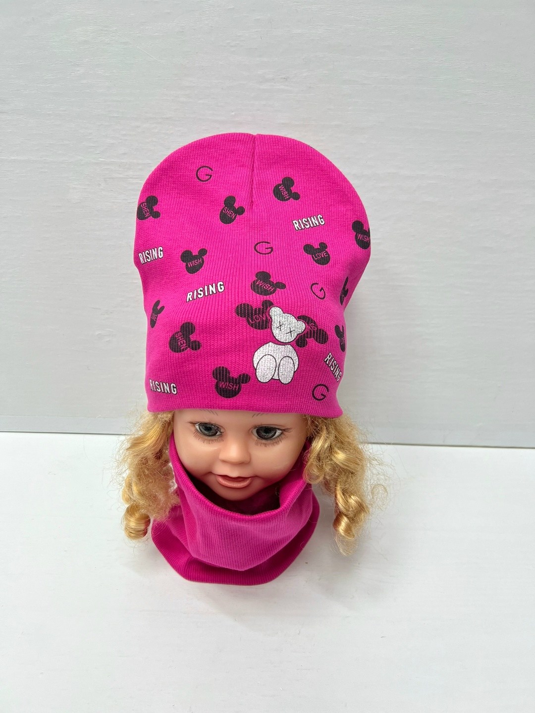 комплект шапки,шапка детская,шапка для девочек,шапка детская и снуд,шапка для детей