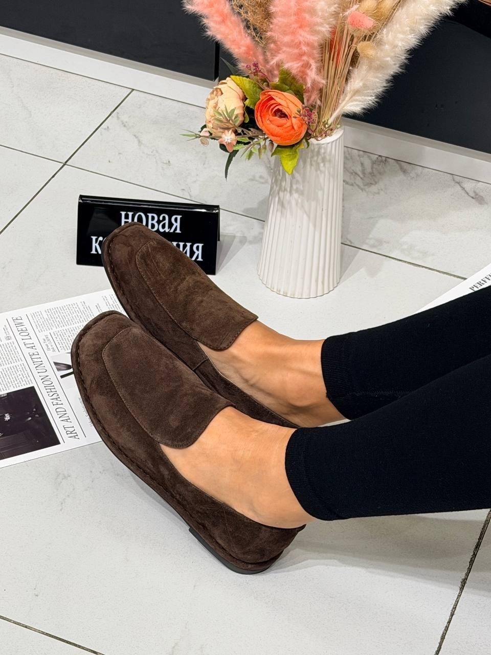 лоферы замшевые,женские замшевые лоферы,коричневые лоферы,лоферы из натуральной замши saivuil,лоферы женские натуральная замша
