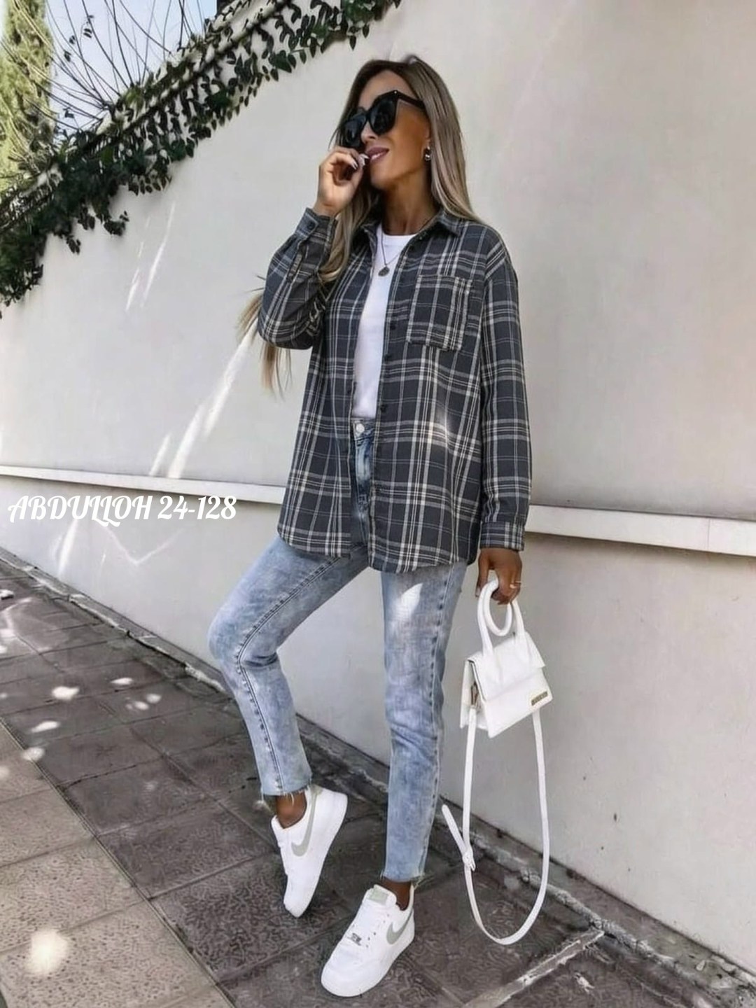 рубашка женская теплая в клетку оверсайз,женская рубашка,женская рубашка в клетку,рубашка в клетку,рубашка в клетку свободного кроя