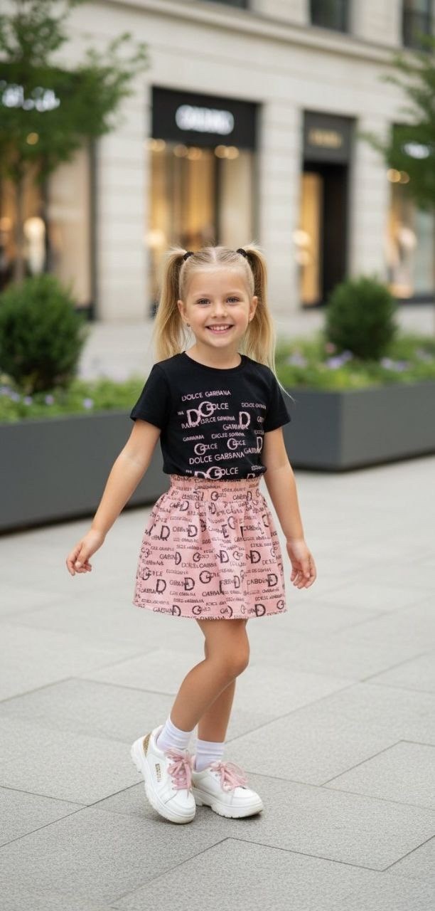 юбка для девочек,футболки для девочек,юбка легкая,ребенок,футболке