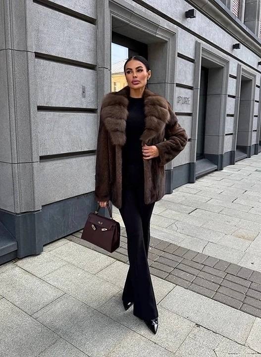 норковая шуба,коричневая норковая шуба под пояс,коричневая шуба,шуба норка,шуба женская pdonna 8024648 коричневая 44 ru