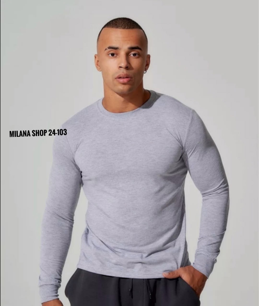 лонгслив мужской,лонгслив мужской однотонный,мужская кофта,серый лонгслив,базовый лонгслив