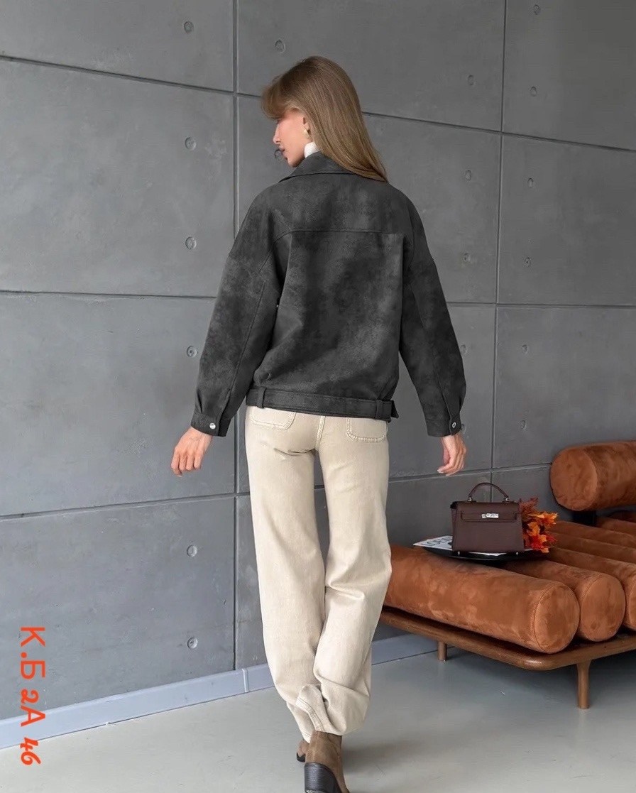 куртка косуха,короткая куртка-косуха из искусственной замши,куртка косуха из замши,серая косуха,женская косуха