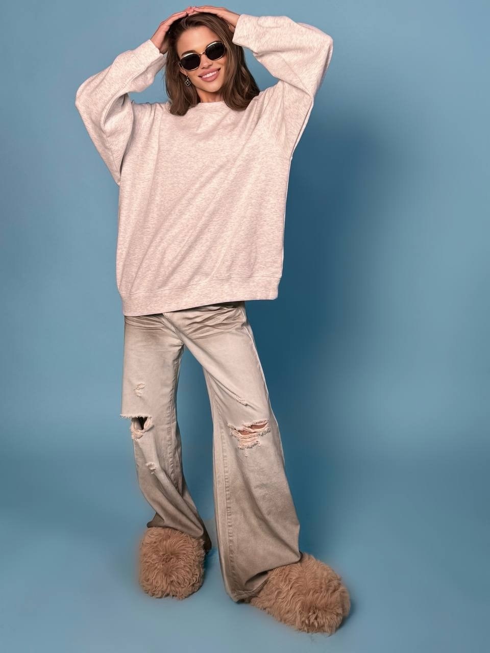 свитшот женский,свитшот из футера,cвитшот оверсайз,свитшот свободного кроя,cвитшот женский оверсайз