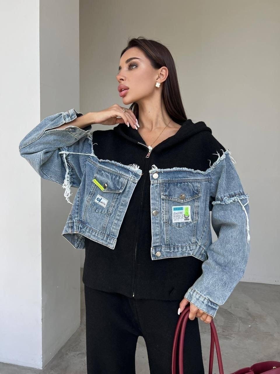 женский костюм с брюками,костюм двойка женская,костюм жен,джинсовая куртка,модная