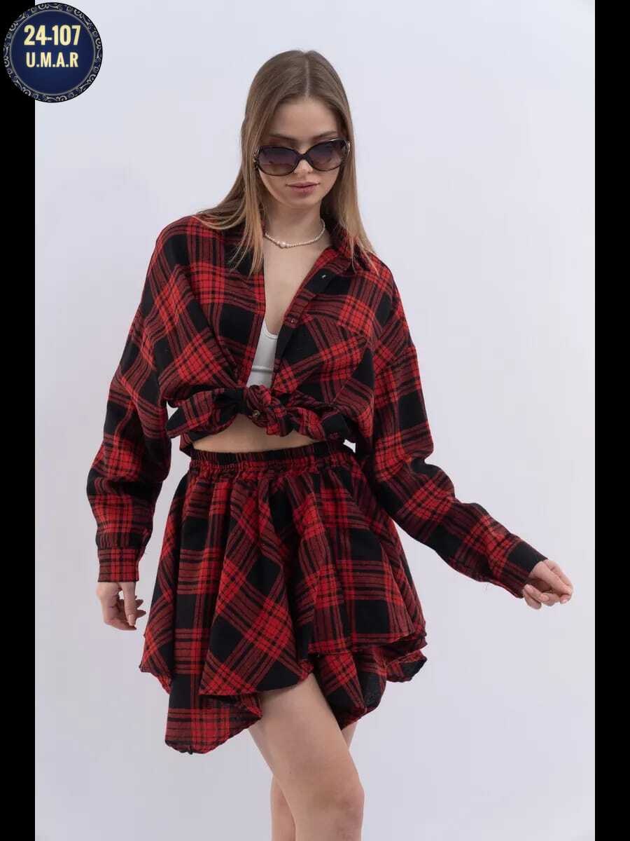 костюм с юбкой и рубашкой,костюм с юбкой в клетку,женский костюм,костюм женский с юбкой и рубашкой,костюм юбка с рубашкой в клетку