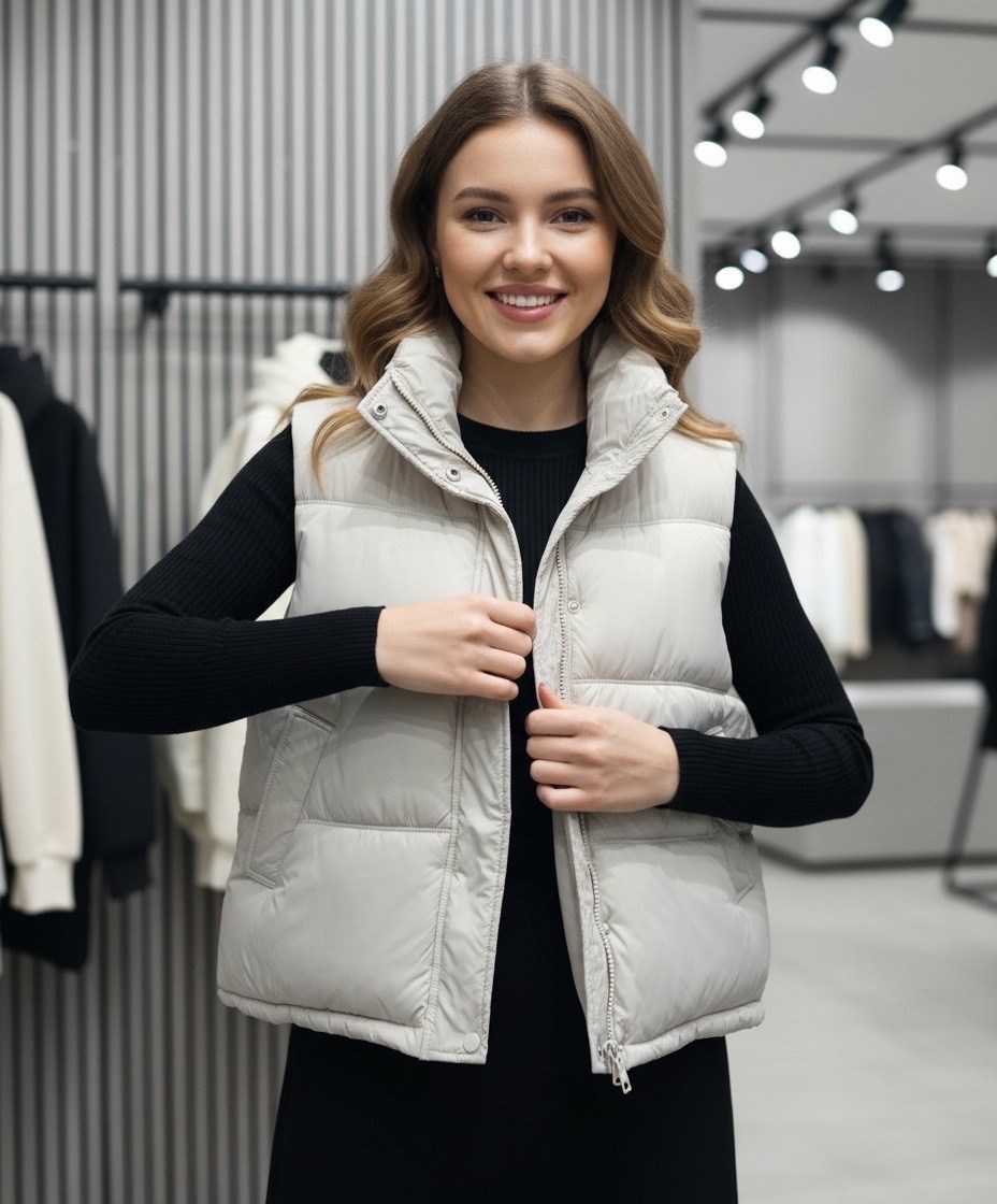 женская жилетка,жилет женский теплый,женский жилет,жилет коричневый,жилет утепленный женский