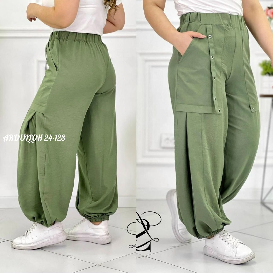 брюки карго алладины женские больших размеров,брюки женские широкие,широкие штаны,летние брюки для полных женщин,брюки для полных