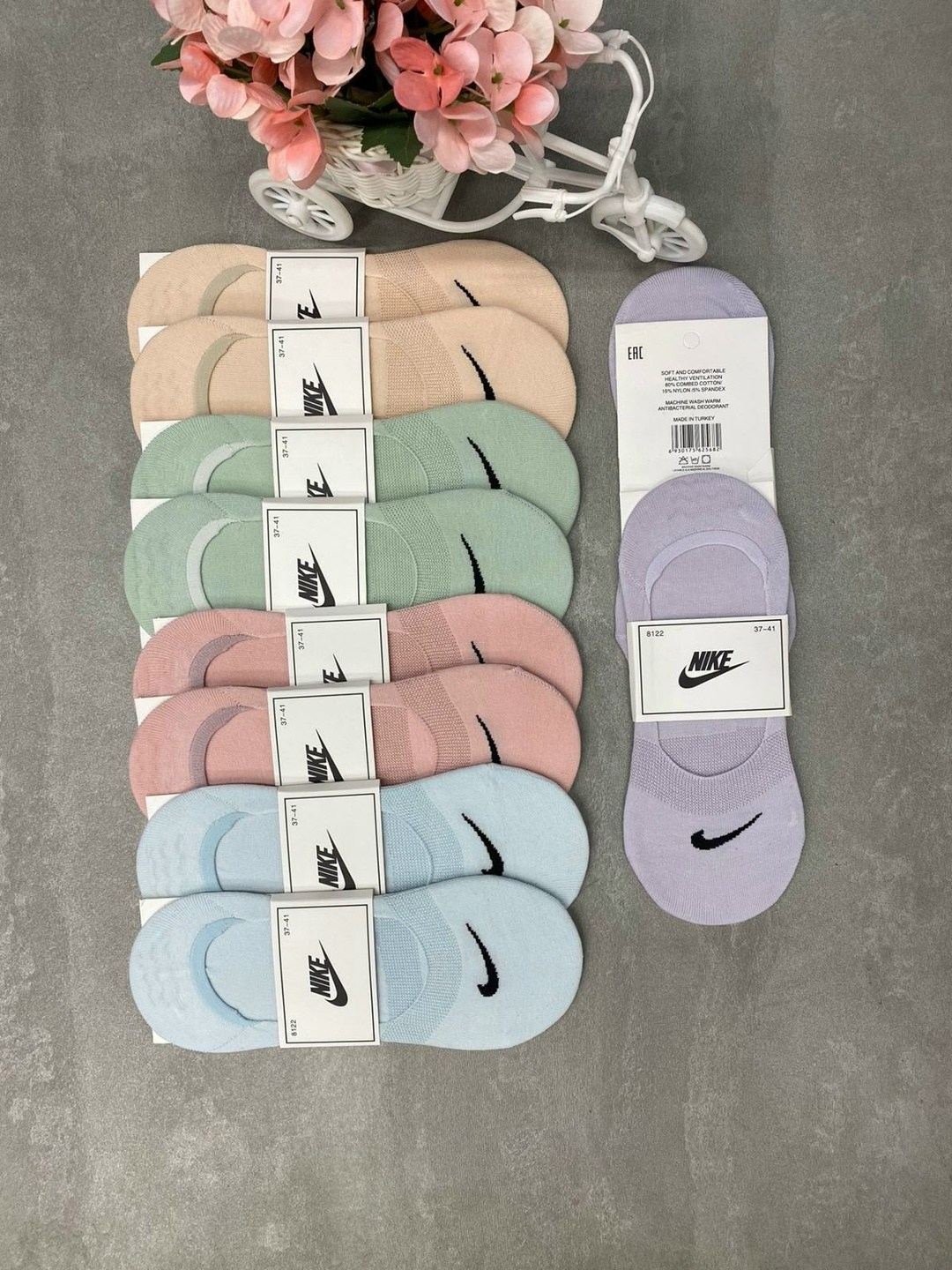 носки женские 10 пар,носки женские,следки женские,носочки женские,носки для женщин
