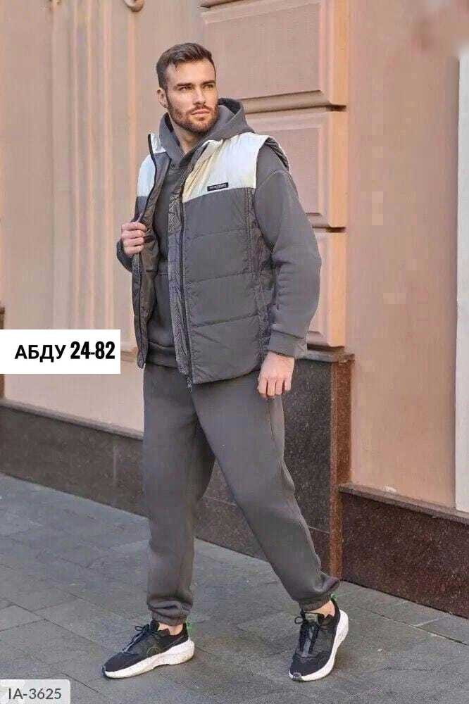 костюм тройка на флисе,мужские спортивные костюмы,жилетка на синтепоне,мужской теплый спортивный костюм на флисе с жилетом,костюм на флисе