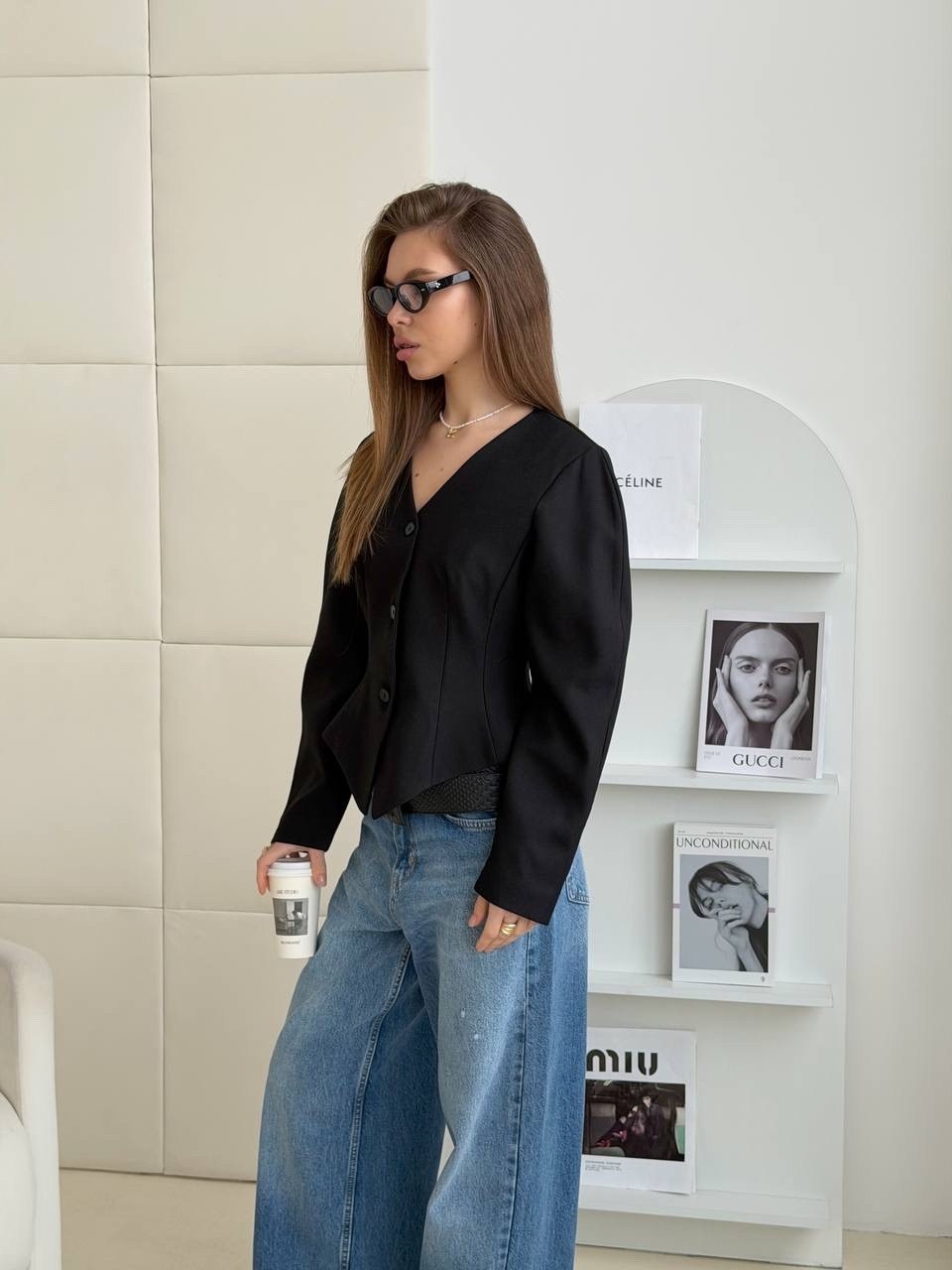 пиджак женский укороченный alexander serov,жакет,пиджак,пиджак женский,пиджак с объемными рукавами