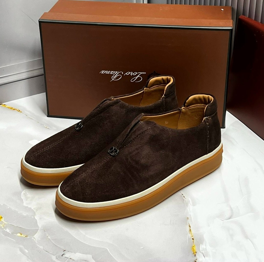 ботинки мужские замшевые лоро пиано a107698 chocolate premium,замшевые лоферы loro piana,лоферы мужские замшевые loro piana,лоферы из натуральной замши loro piana premium shoes,