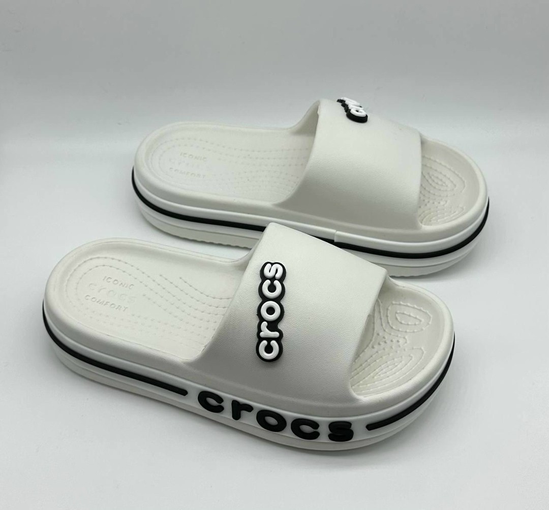 шлепанцы crocs,женские кроксы,,шлепанцы crocs bayaband slide,crocs женские