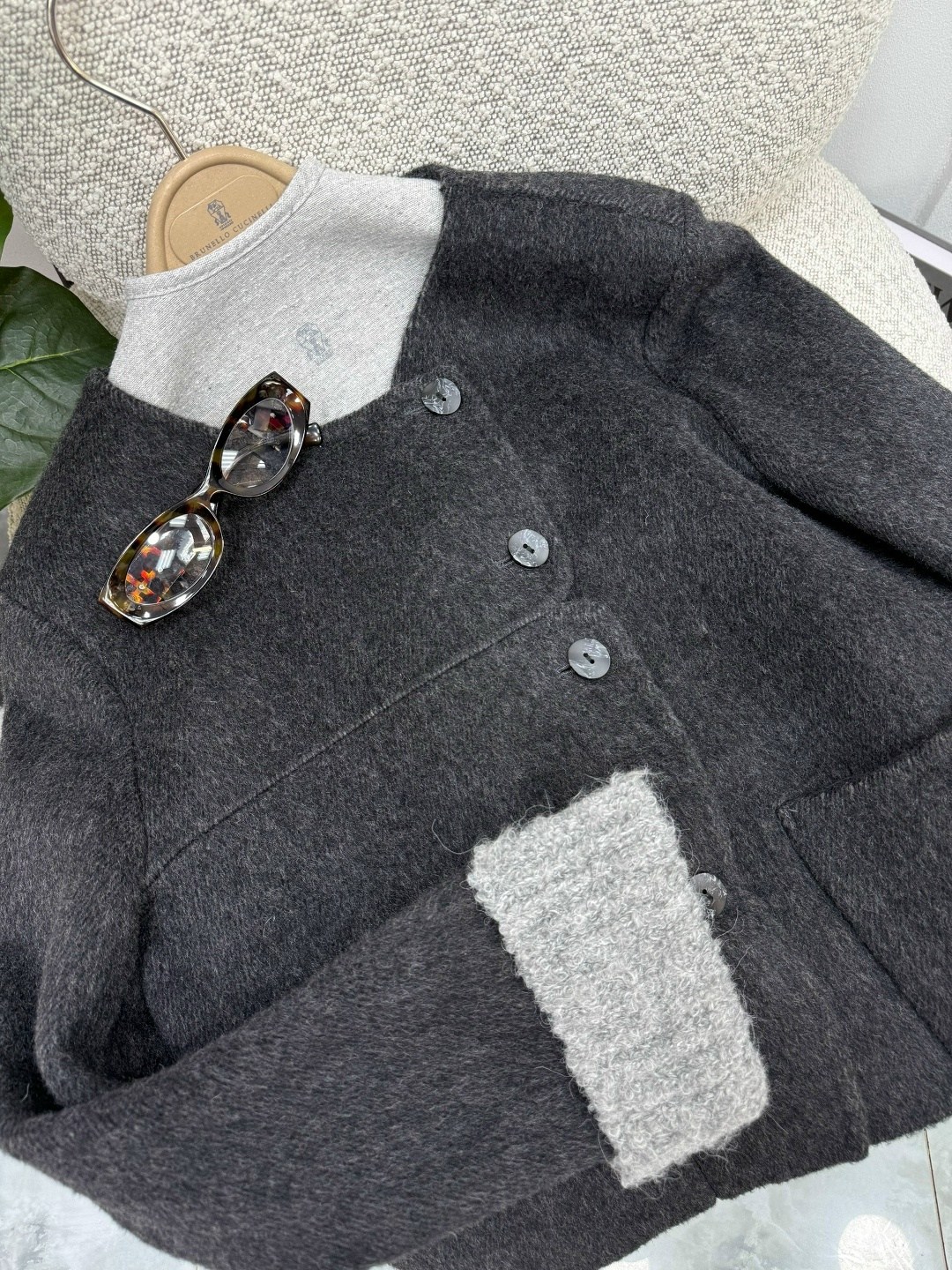 xiaoxiangfeng короткое двустороннее шерстяное кашемировое пальто для женщин,короткий пиджак женское весенне-осеннее двустороннее шерстяное контрастное шерстяное пальто,женское короткое корейское свобо