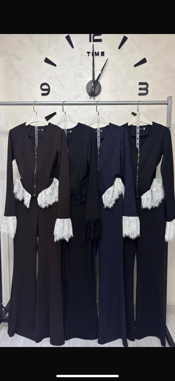 брюки женские клеш,костюм,образ с брюками клеш,