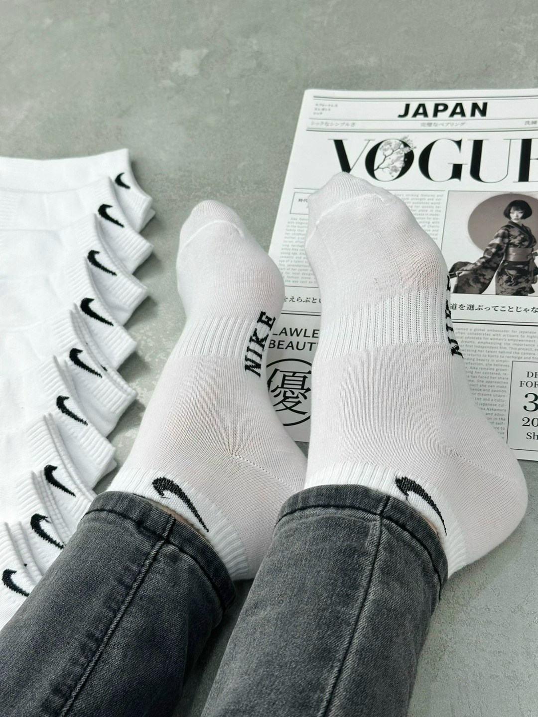 носки nike низкие спортивные набор 10 пар,носки найк белые,носки найк белые 10 пар средние набор хлопковые,носки комплект,носки белые набор