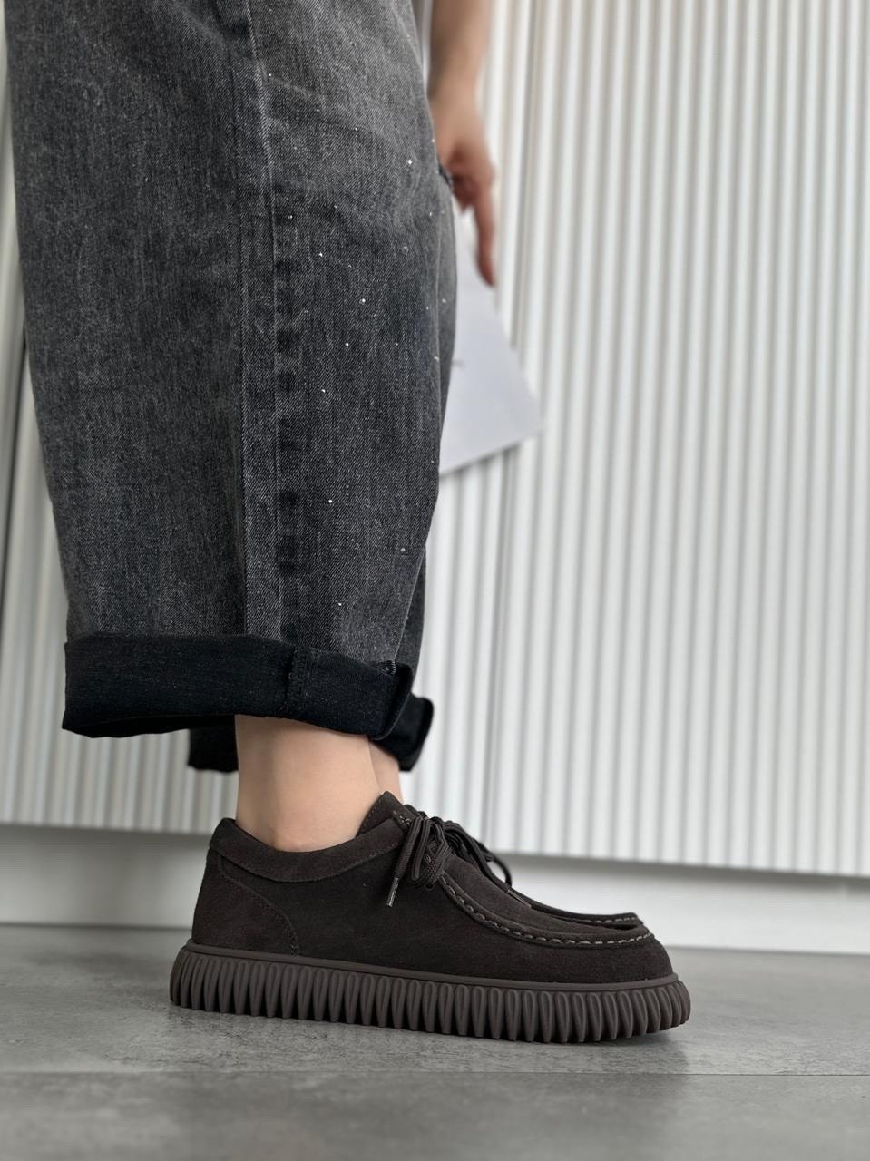 ,лоферы замшевые на шнуровке,мокасины лоферы женские замшевые, женская,лоферы замшевые на шнуровке цвет коричневый