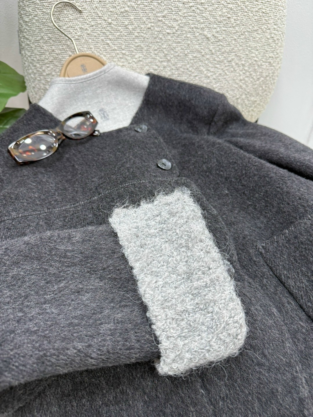 xiaoxiangfeng короткое двустороннее шерстяное кашемировое пальто для женщин,короткий пиджак женское весенне-осеннее двустороннее шерстяное контрастное шерстяное пальто,женское короткое корейское свобо