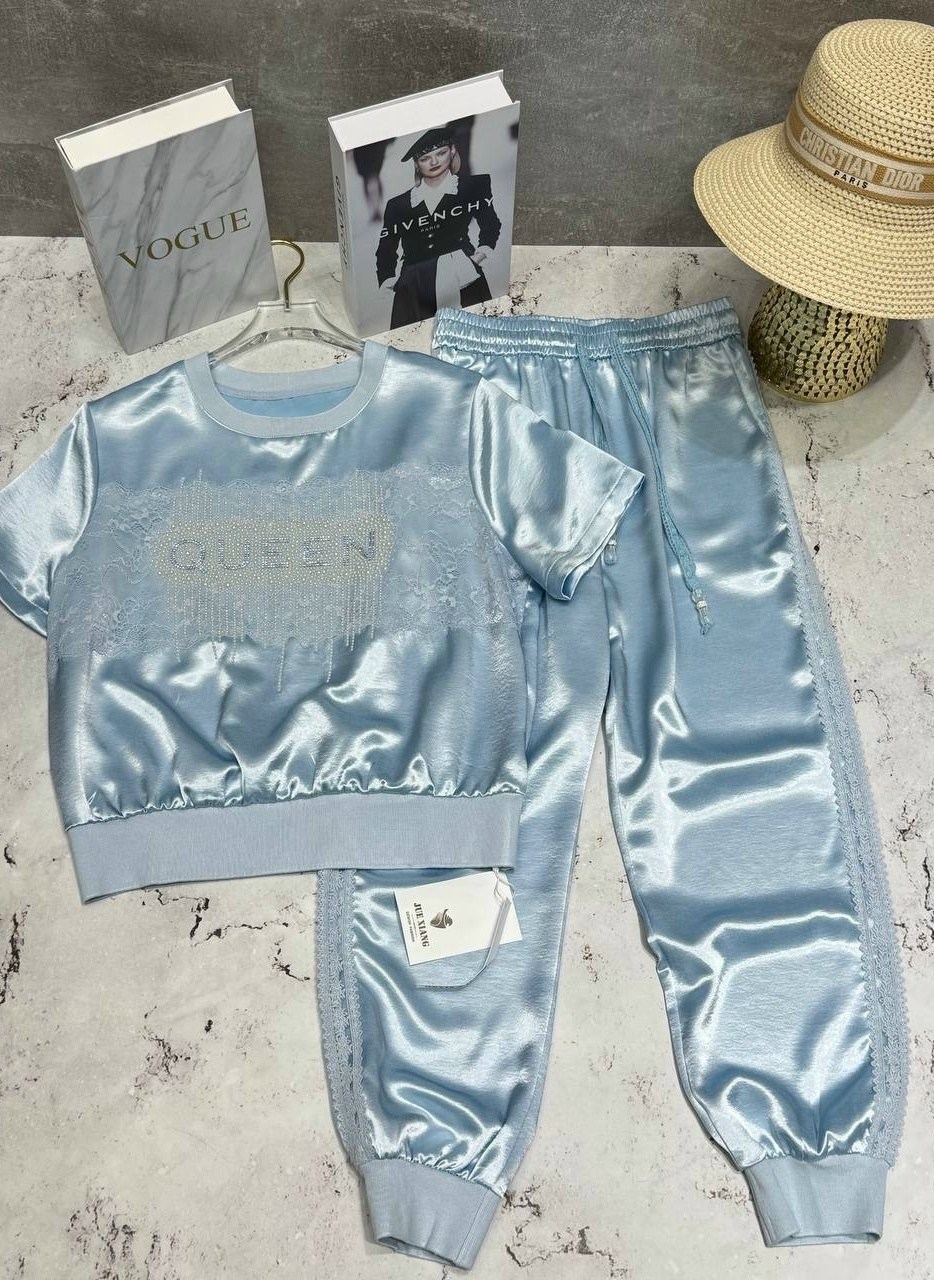 костюм женский,костюм атласный,спортивные костюмы,домашние костюмы,брючный комплект
