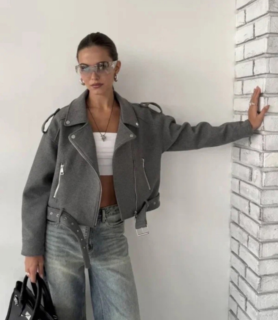 куртка косуха,косуха короткая оверсайз missis mariyam,косуха женская шерстяная оверсайз kyfon,модная женская куртка,женская косуха