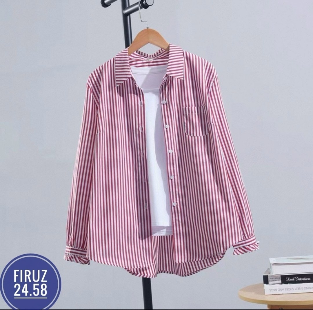 женская рубашка,женская хлопковая рубашка в полоску,рубашка в полоску,повседневная рубашка в полоску,повседневная рубашка