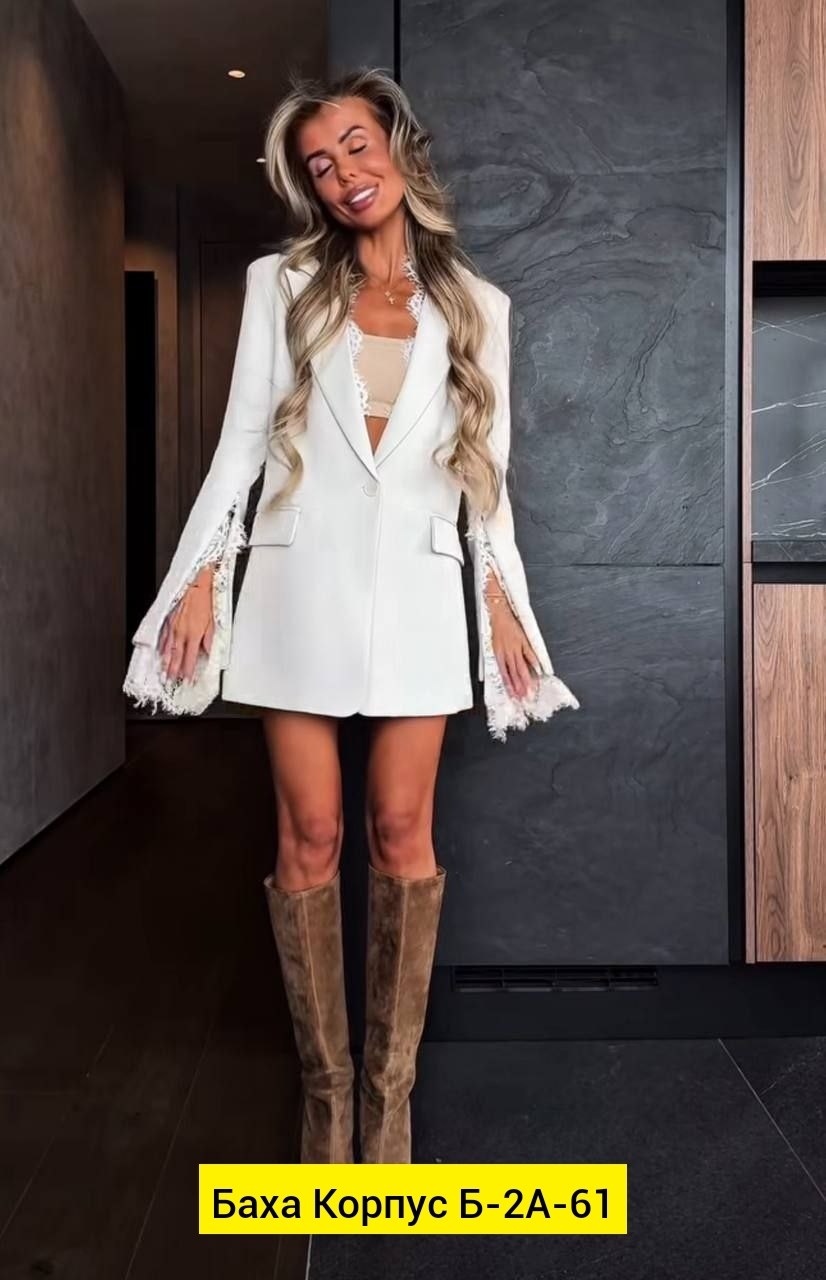 платье-пиджак,женский костюм,женский пиджак,белое платье с пиджаком,платье-пиджак женское