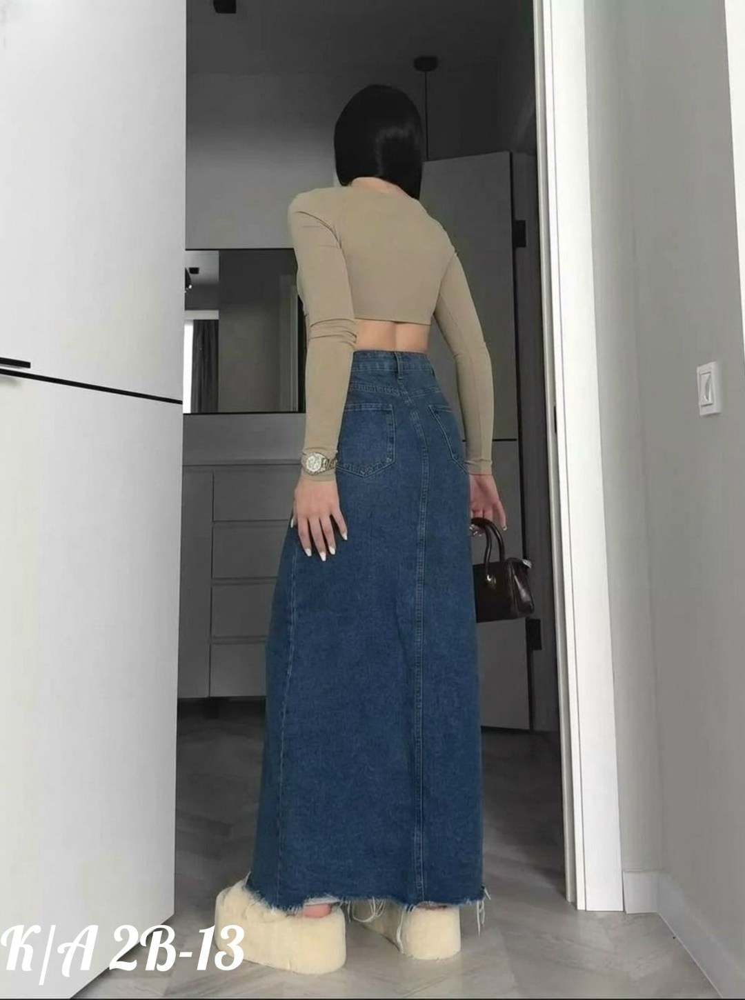 длинная джинсовая юбка с разрезом спереди,длинная джинсовая юбка,джинсовая юбка,джинсовая юбка макси,джинсовая юбка с разрезом