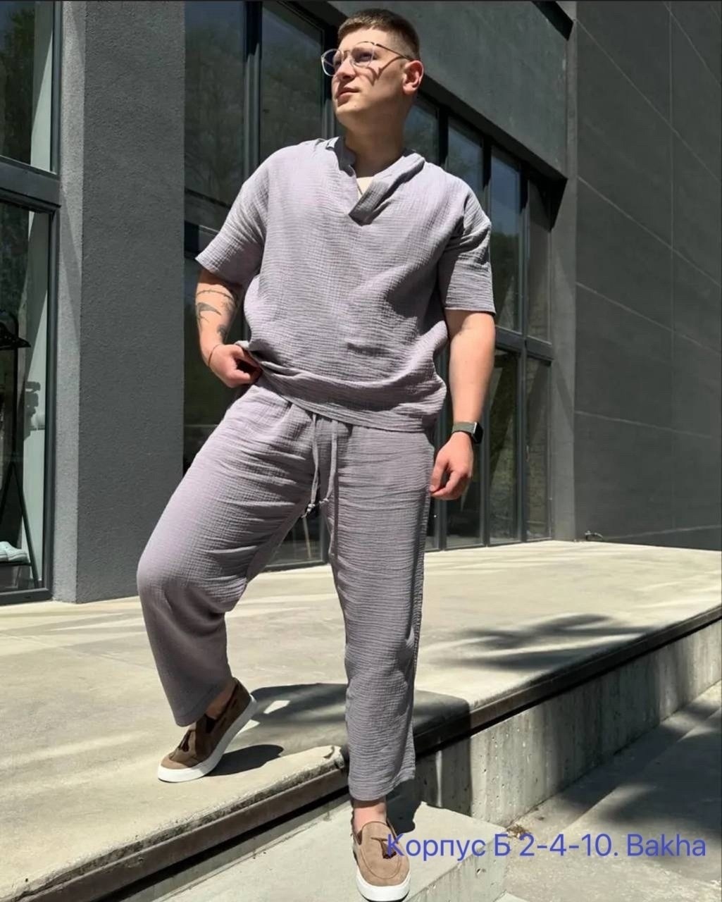 костюм муслин рубашка и брюки,костюм из льна мужской,костюм летний мужской с брюками,льняной костюм мужской,костюм классический домашний из хлопка для мужчин