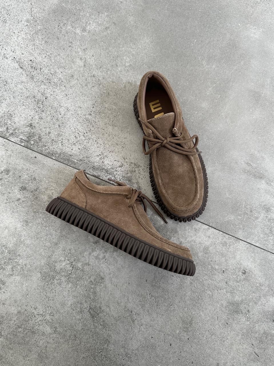 ,лоферы замшевые на шнуровке,мокасины лоферы женские замшевые, женская,лоферы замшевые на шнуровке цвет коричневый