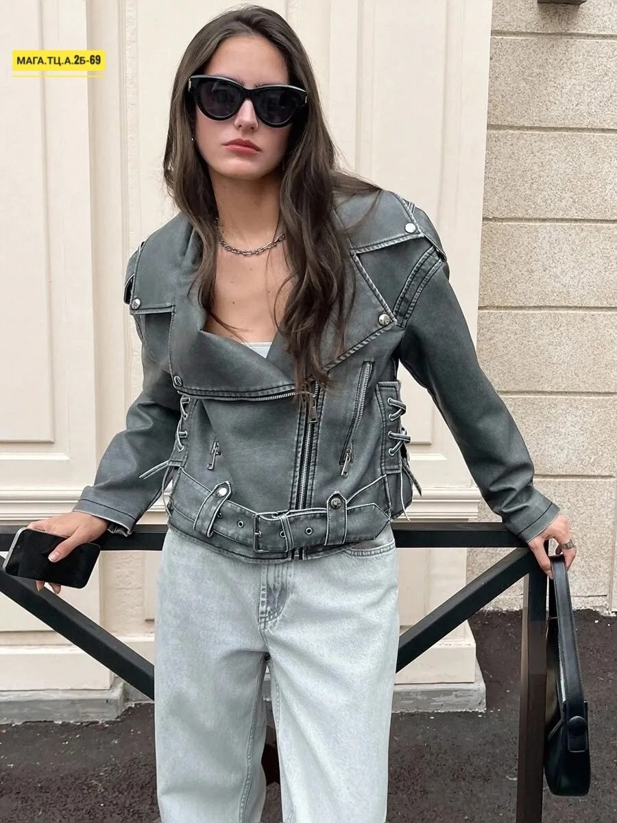 косуха винтажная куртка кожаная oversize серая monyken,кожаная куртка косуха janna banana цвет серый,косуха куртка,косуха оверсайз демисезонная pa&bn fashion,косуха оверсайз демисезонная c&h style