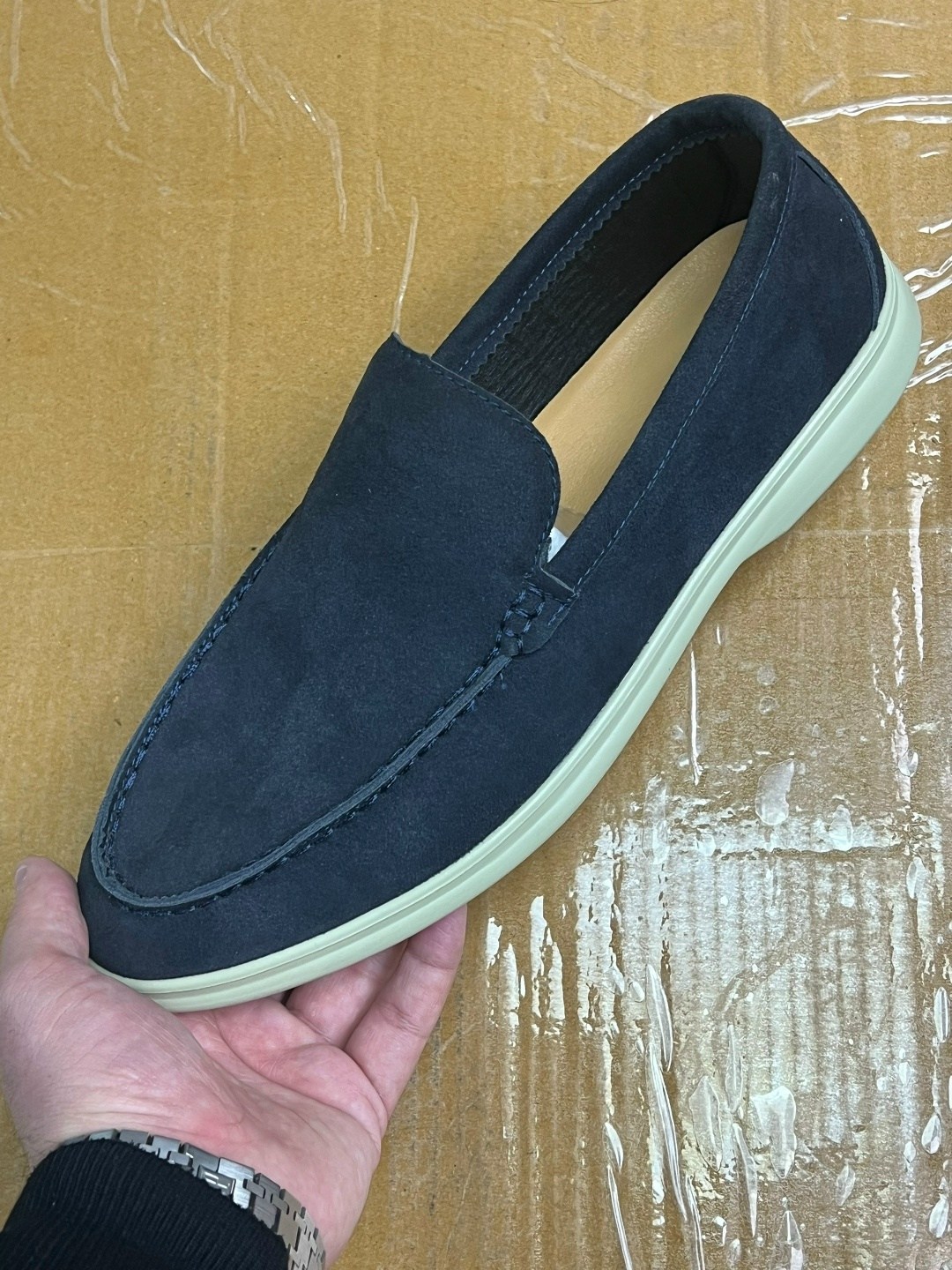 замшевые лоферы summer walk loro piana серый,,мужские замшевые лоферы,loro piana лоферы мужские,лоро пиано лоферы мужские