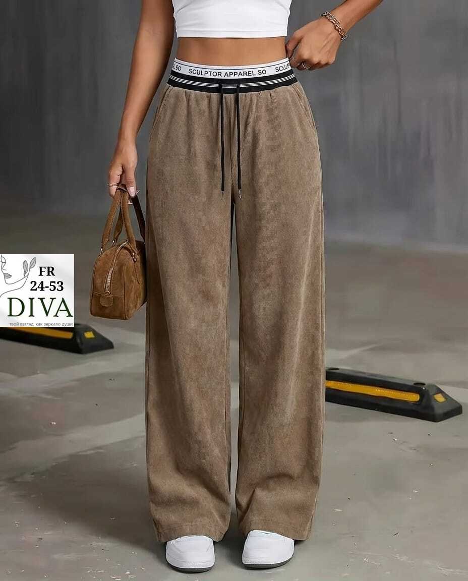 ezwear женские широкие брюки контрастный цвет талия shein серый,модные штаны,женские брюки палаццо,спортивные женские штаны,женские широкие брюки