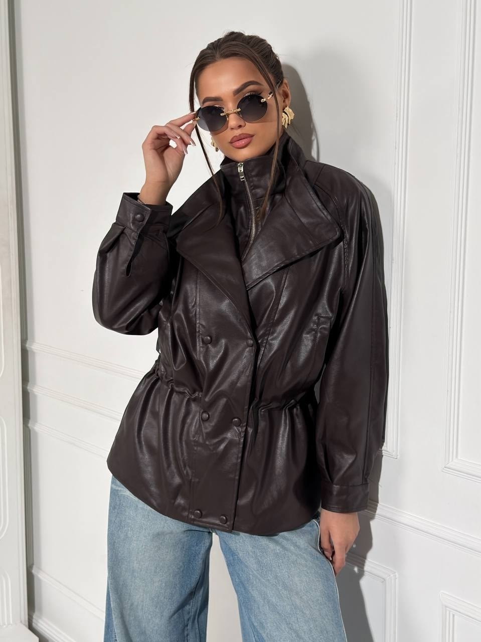 кожаная куртка,кожаная женская куртка,куртка из экокожи,куртка женская,кожаная куртка оверсайз