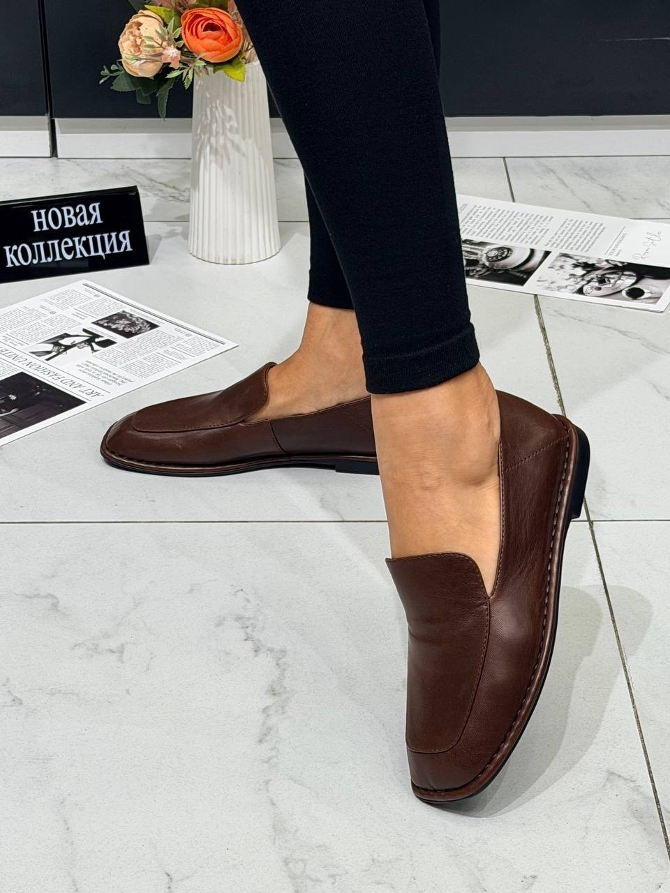 ,кожаные лоферы,лоферы женские,лоферы женские натуральная кожа,коричневые лоферы