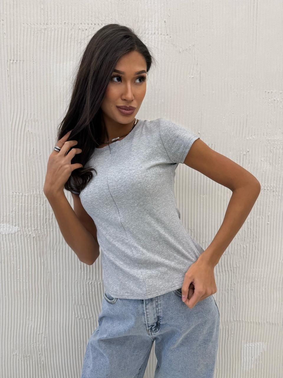 футболки женская,футболка женская базовая,футболка женская серая,футболка серая,женская майка