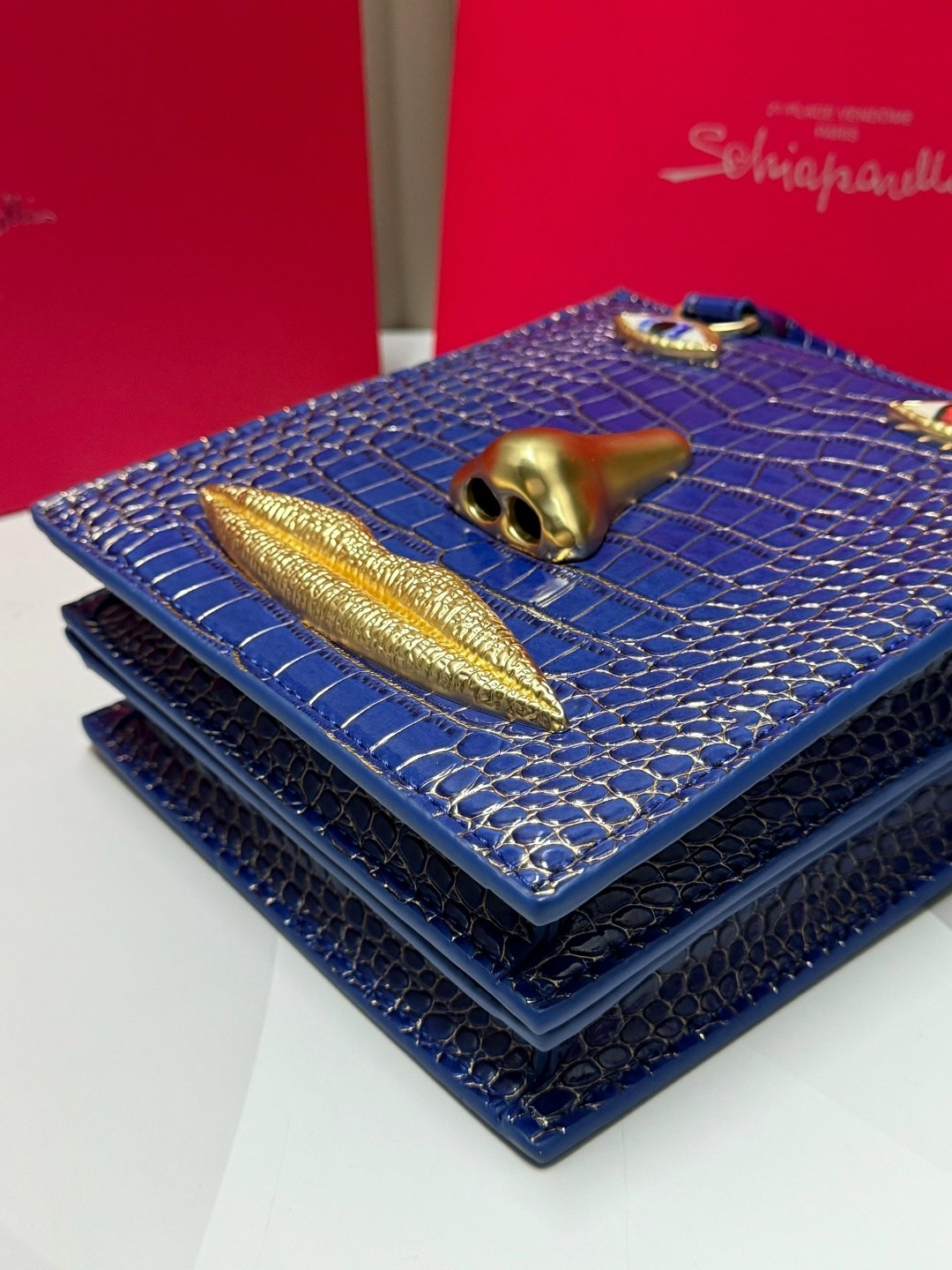 сумка-тоут schiaparelli,сумка женская schiaparelli,сумка schiaparelli,бархатная сумка для глаз schiaparelli premium sense demon,брендовая женская сумка