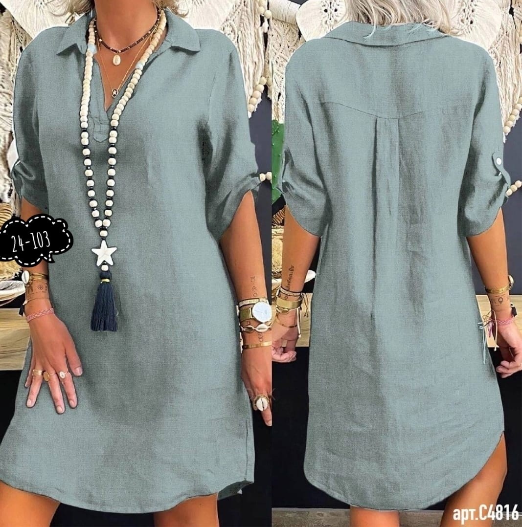 платье рубашка женское свободное,платье туника,платье женское летнее лен,платье лен,платье прямое