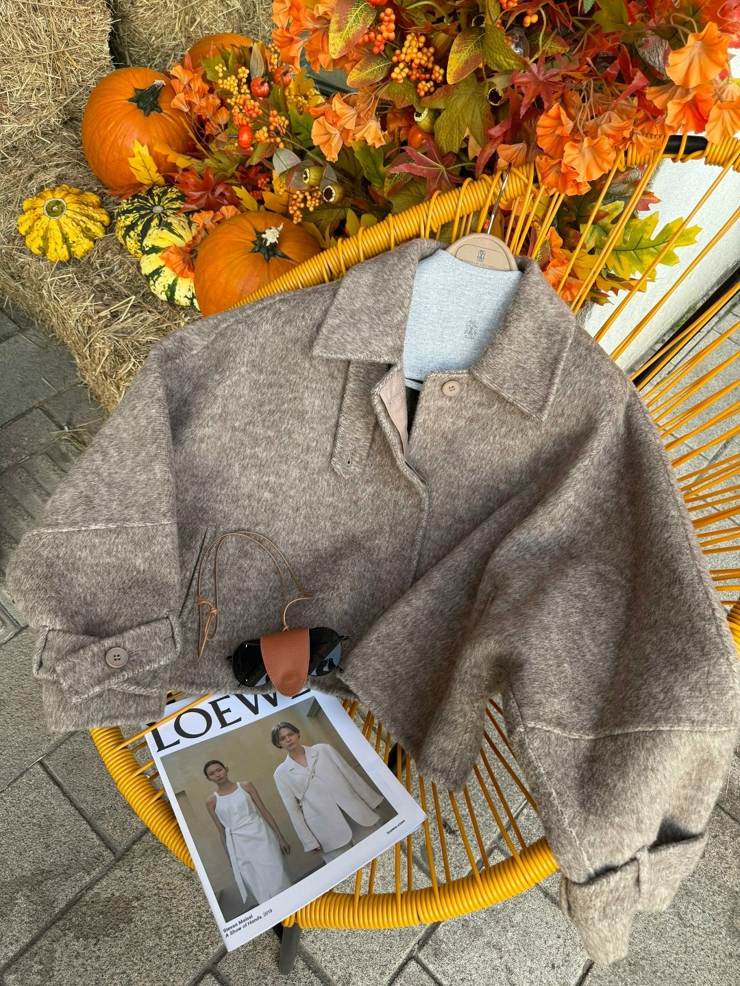 полупальто,куртка пончо из пальтовой ткани,полупальто оверсайз,шерстяное пальто,короткое пальто