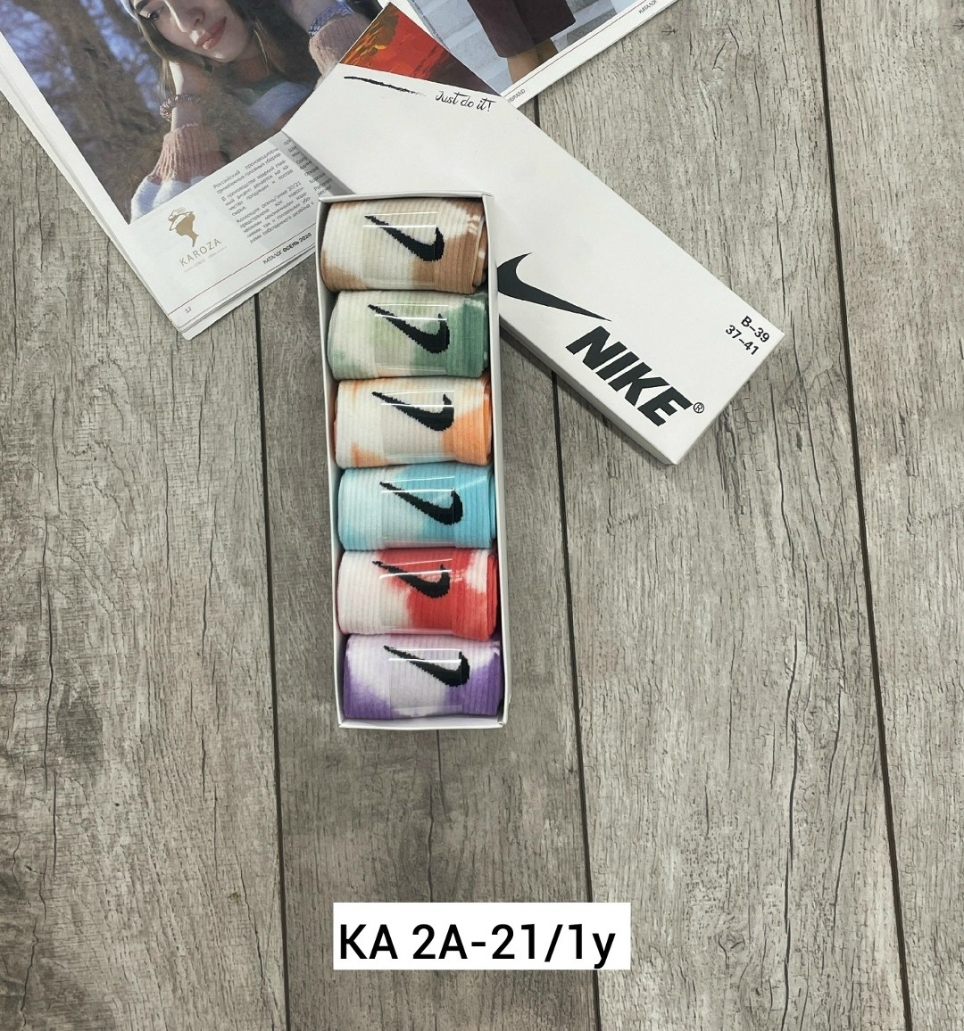 комплект носков nike,упаковка носков,подарочный набор женский носки,женские носки набор,носки в подарочной коробке