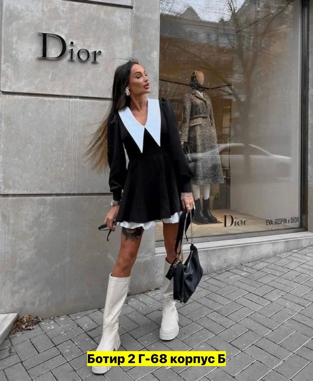 черное платье с белым воротником,платье женское с белым воротником,платье с белым воротником,платье с воротником,стиль одежды