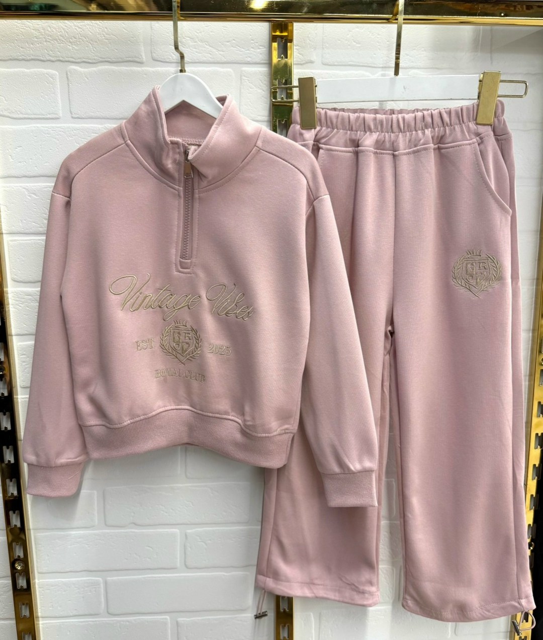 спортивные костюмы для девочек,костюм для девочек,детский костюм,одежда для девочек,костюм детский (толстовка, брюки) minaku цвет розовый