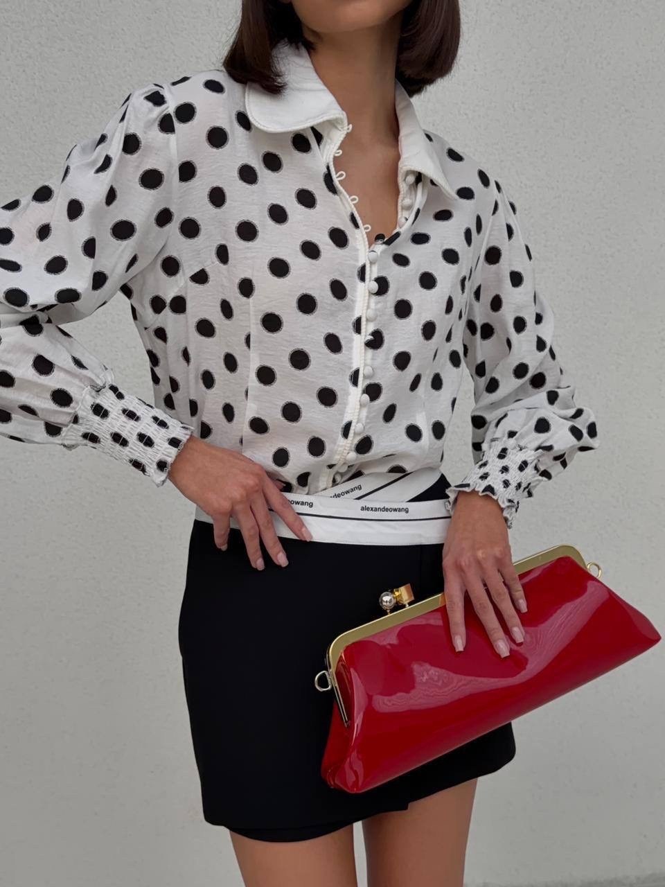 блузка стильная,стильная блуза,модная блузка,блузка в горошек,женская блуза