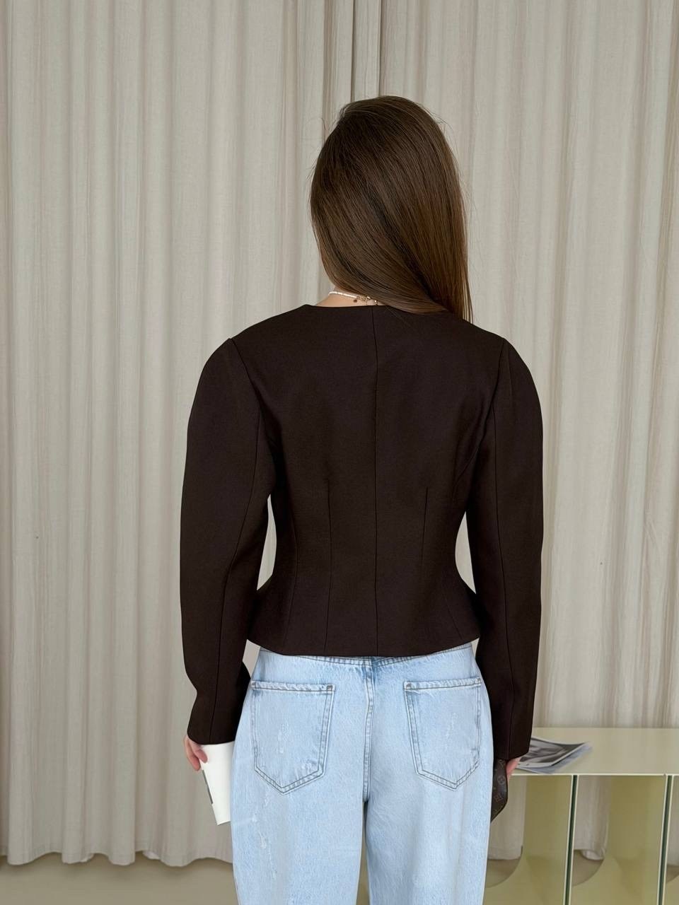женский пиджак,пиджак,жакет,пиджак коричневый женский,жакет удлиненный