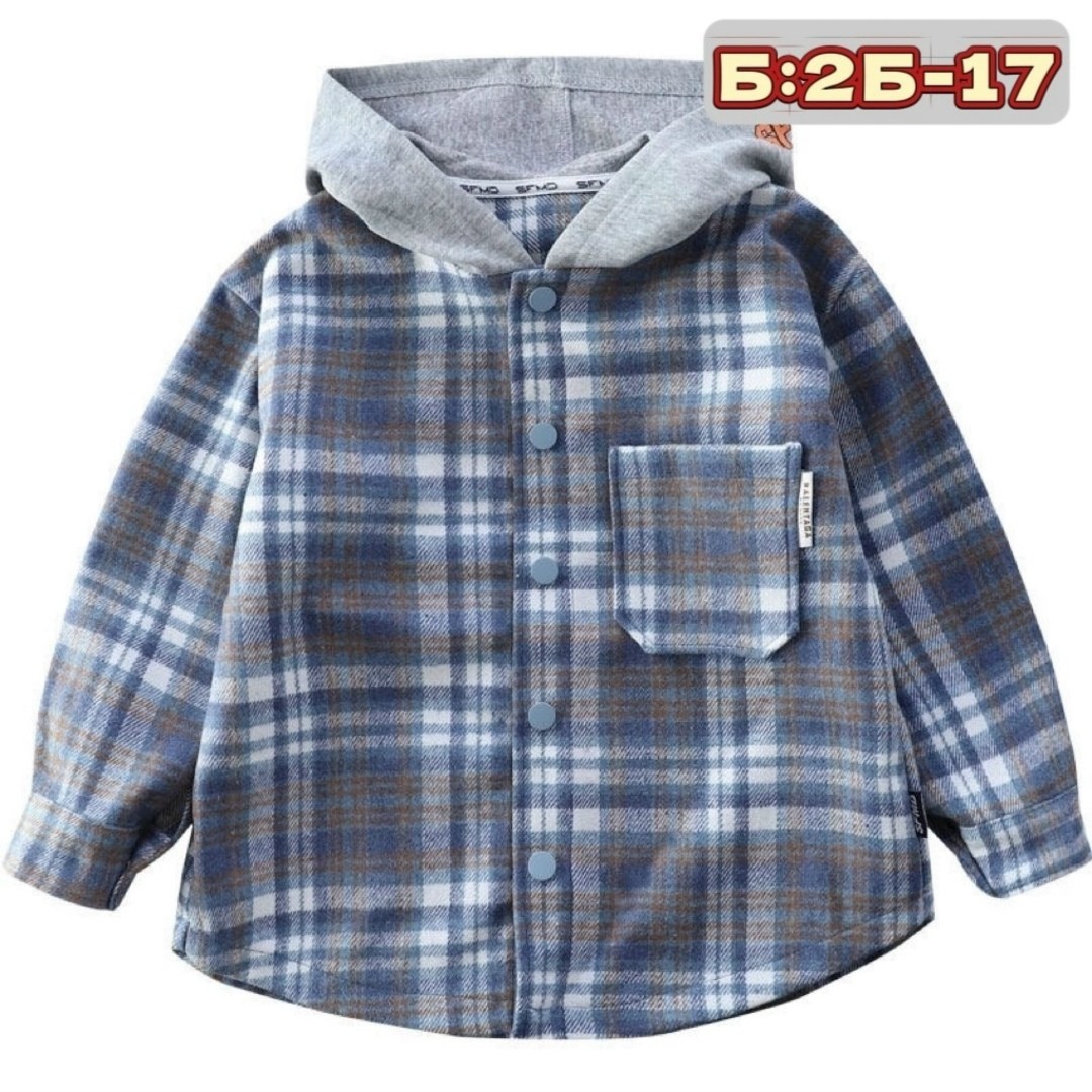 рубашка с капюшоном,рубашка теплая,рубашка в клетку с капюшоном для мальчика,детская рубашка,рубашка с капюшоном в клетку